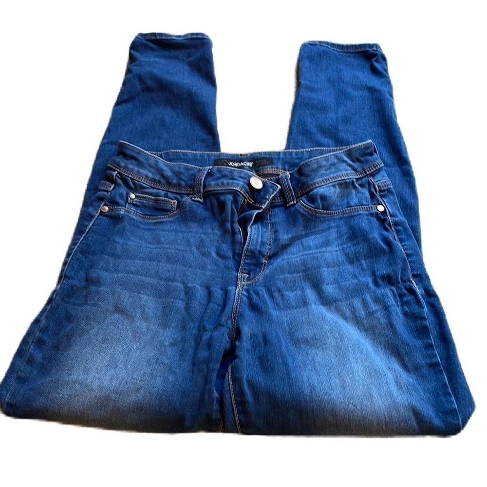 Jordache super skinny size 10 dark blue jeans